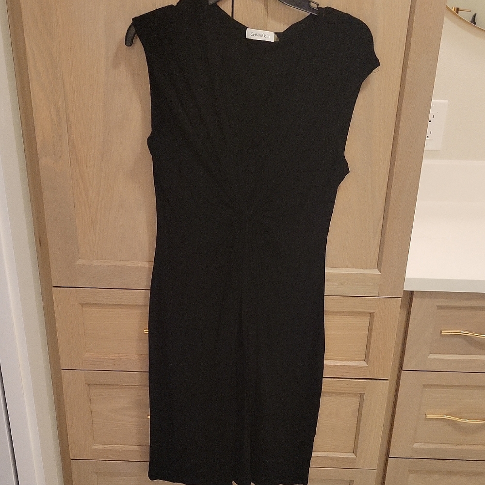 Calvin Klein Black Midi Dress